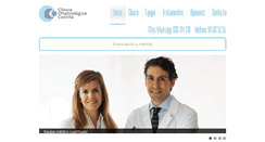Desktop Screenshot of clinicacastilla.com