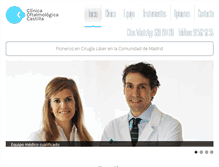 Tablet Screenshot of clinicacastilla.com
